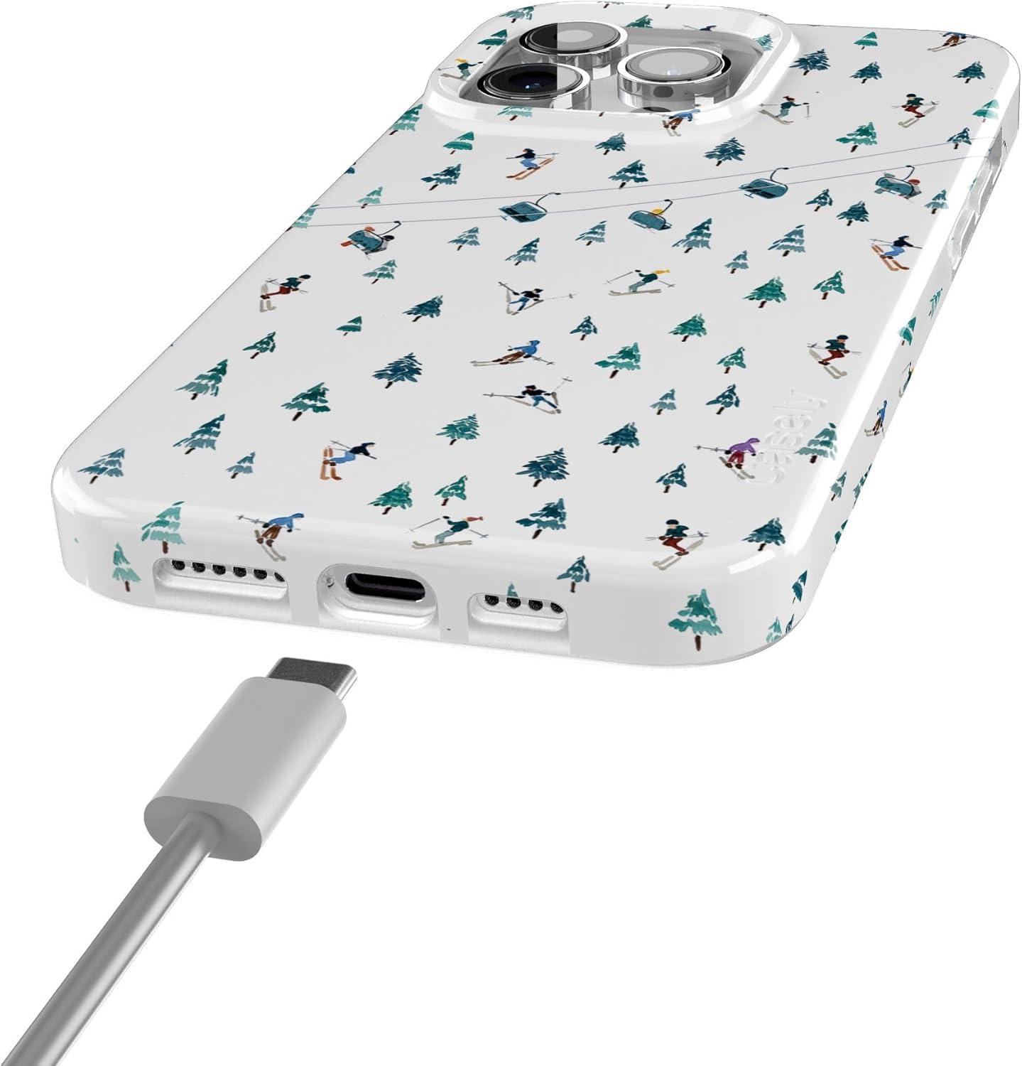 imageCasely iPhone 15 Pro Case Weve Peaked Aprs Ski Mountains Compatible with MagSafe Classic Ultra Thin Design