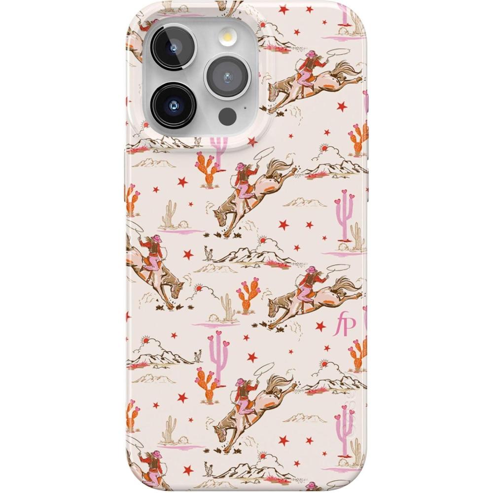 imageCasely iPhone 15 Pro Case  Cowgirl Canyon  FashionPass x Casely  Compatible with MagSafe  Classic Ultra Thin Design