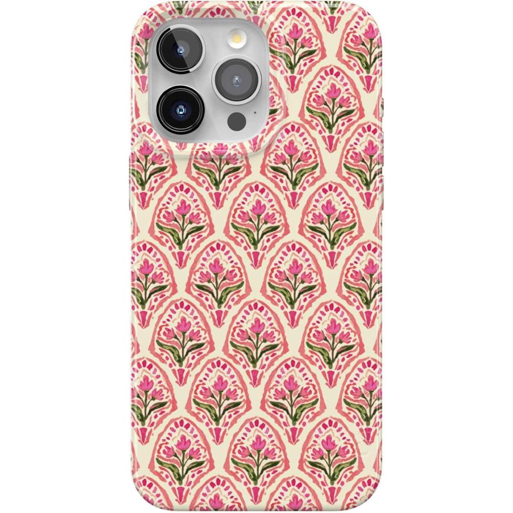 imageCasely iPhone 15 Pro Case Tulip Tapestry Jenna Palek x Casely Compatible with MagSafe Classic Ultra Thin Design