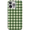 imageCasely iPhone 15 Pro Case  Checked Twice  Green Plaid  Compatible with MagSafe  Classic Ultra Thin Design