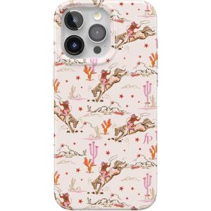 Casely iPhone 15 Pro Case | Cowgirl Canyon | FashionPass x Casely | Compatible with MagSafe | Classic Ultra Thin Design