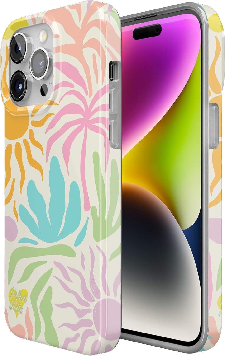 imageCasely iPhone 15 Pro Case Oasis Pura Vida Compatible with MagSafe Classic Ultra Slim Design