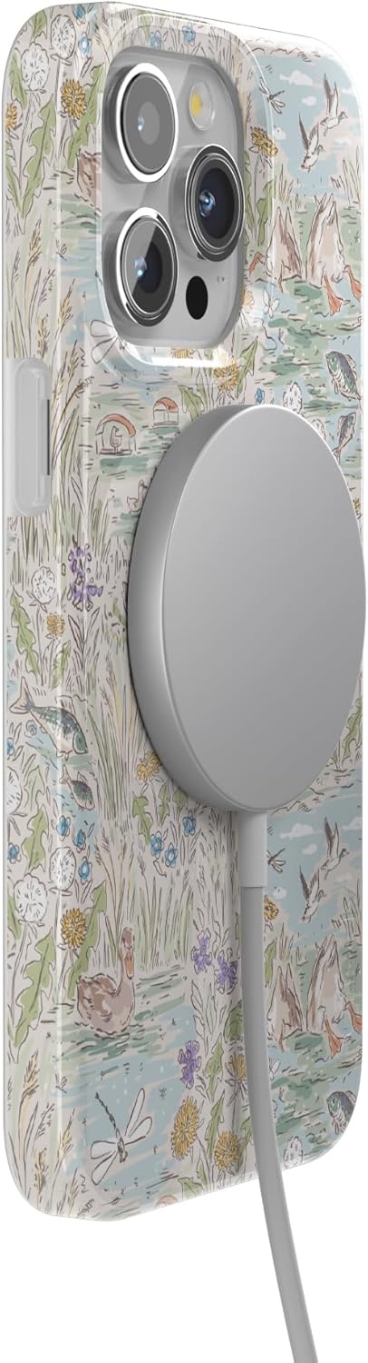 imageCasely iPhone 15 Pro Case The Waddle Path Duck Pond Compatible with MagSafe Classic Ultra Thin Design