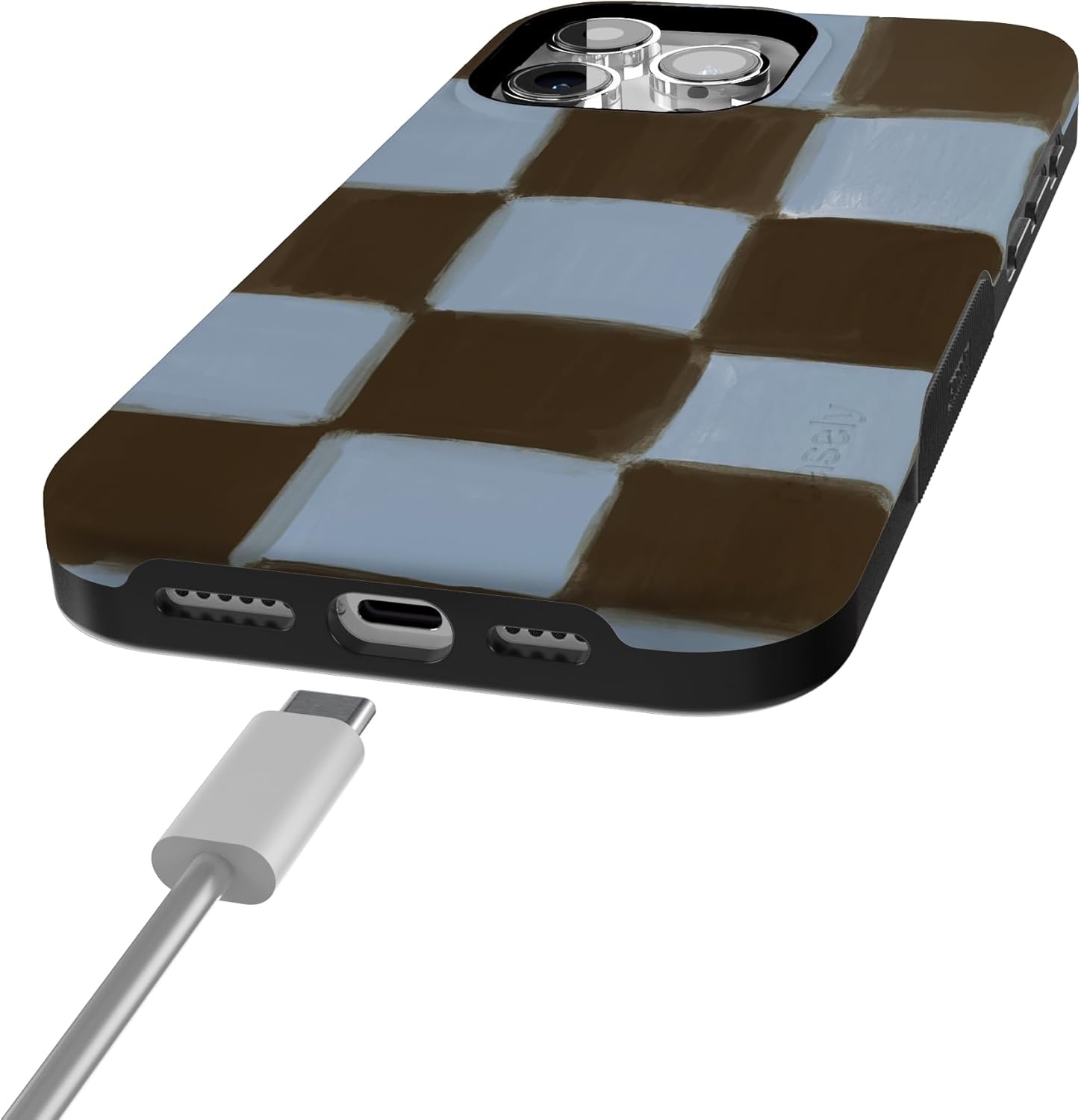 imageCasely iPhone 15 Pro Case Up River The Boyfriend Collection Bold Protective Design Compatible with MagSafe