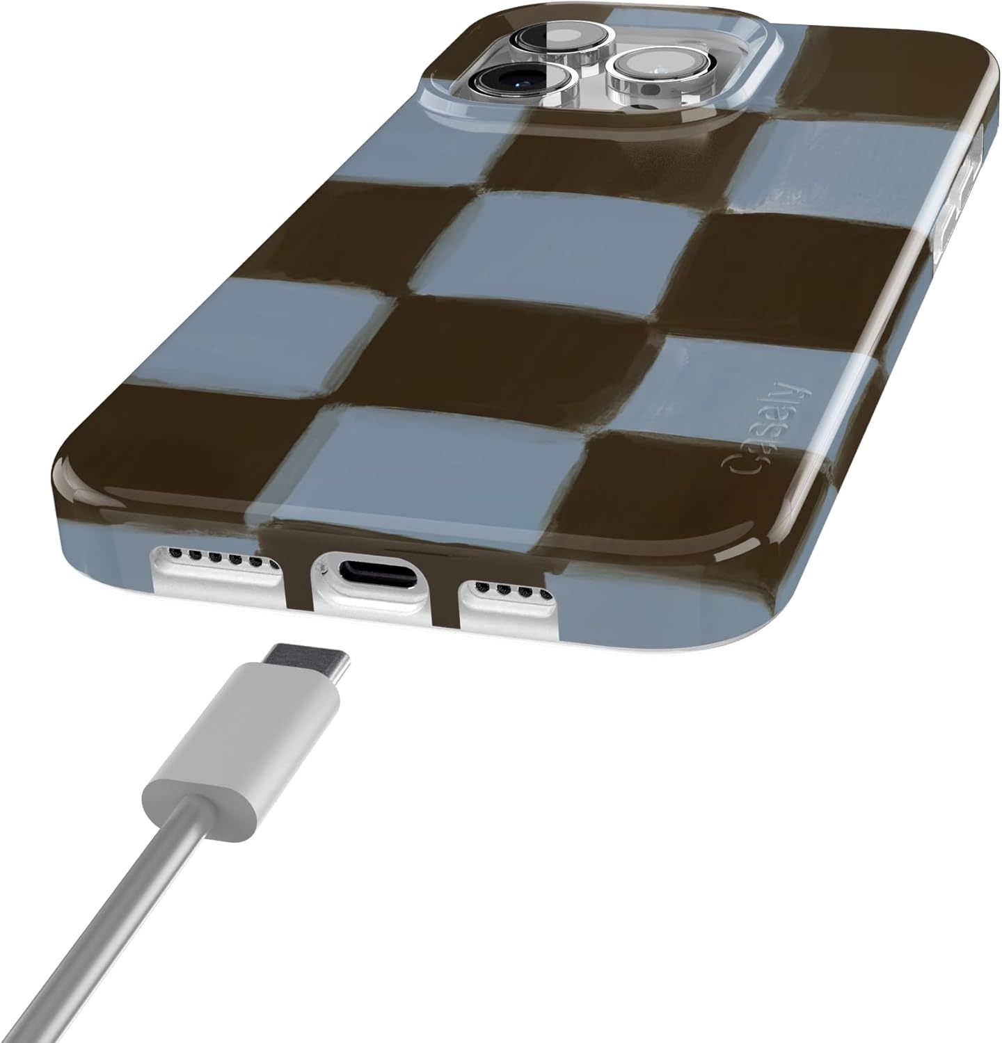 imageCasely iPhone 15 Pro Case Up River The Boyfriend Collection Compatible with MagSafe Classic Ultra Thin Design