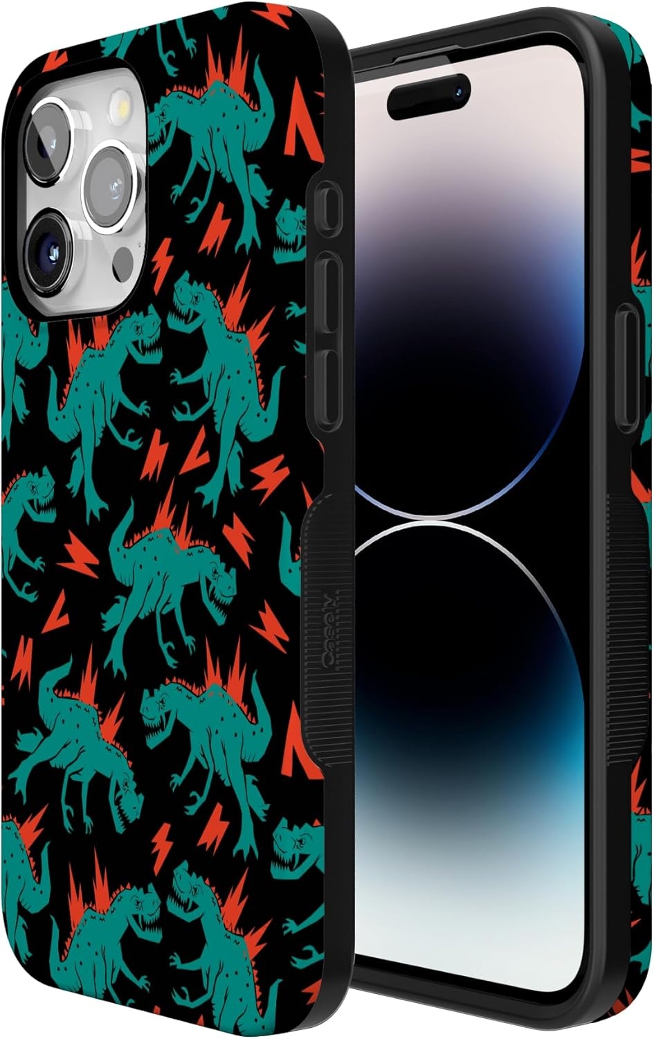 imageCasely iPhone 15 Pro Case Youre Dinomite Green Dinosaur Bold Protective Design Compatible with MagSafe