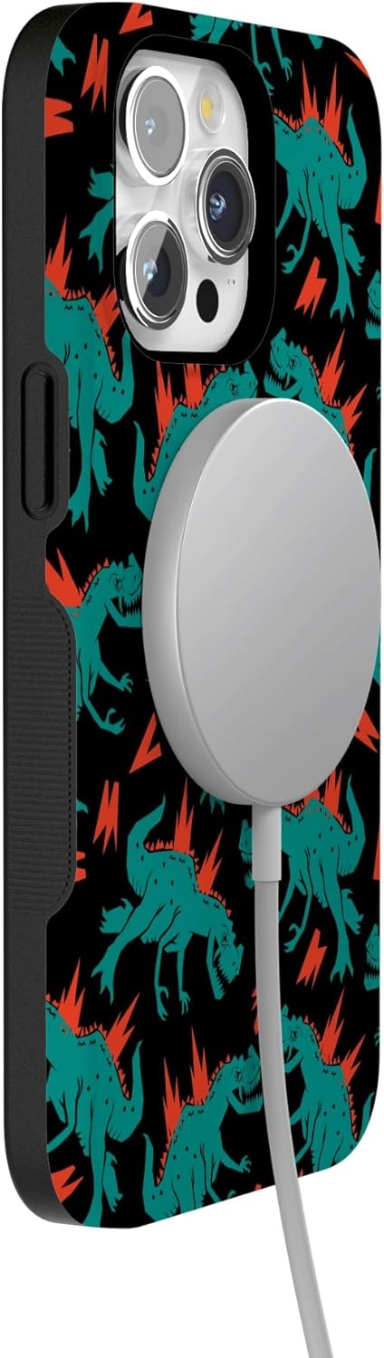 imageCasely iPhone 15 Pro Case Youre Dinomite Green Dinosaur Bold Protective Design Compatible with MagSafe