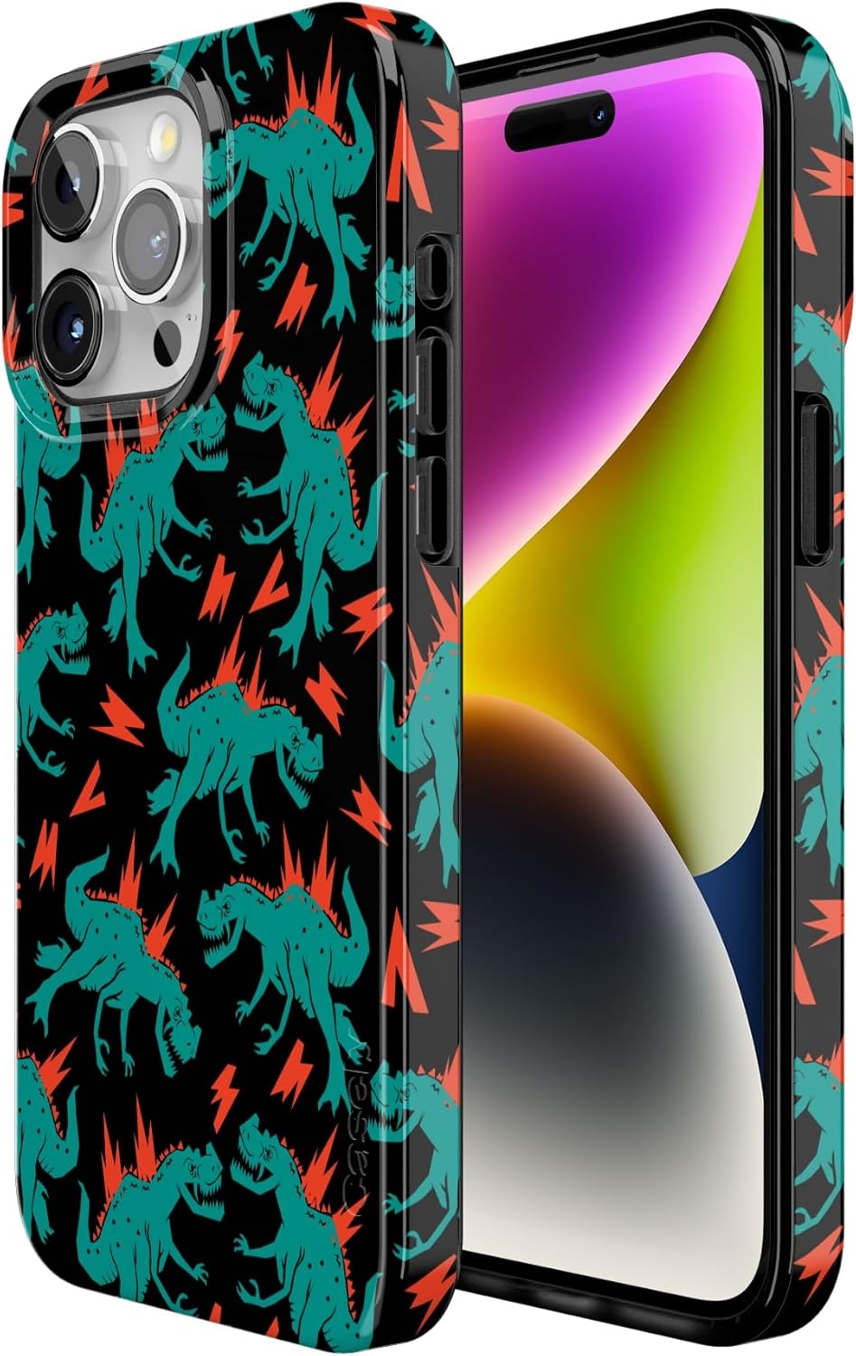 imageCasely iPhone 15 Pro Case Youre Dinomite Green Dinosaur Compatible with MagSafe Classic Ultra Thin Design