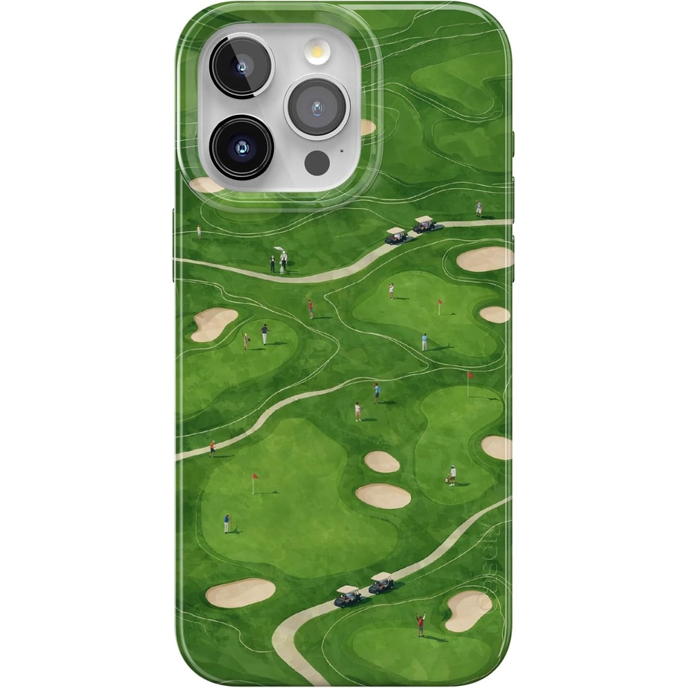 imageCasely iPhone 15 Pro Case Clubhouse The Back Nine Compatible with MagSafe Classic Ultra Thin Design