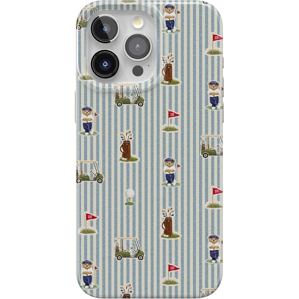imageCasely iPhone 15 Pro Case  Clubhouse  The Caddie Print  Compatible with MagSafe  Classic Ultra Thin Design