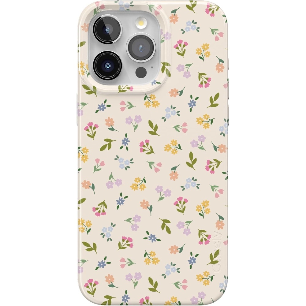 imageCasely iPhone 15 Pro Case Ditsy Floral Tiny Flowers Compatible with MagSafe Classic Ultra Thin Design
