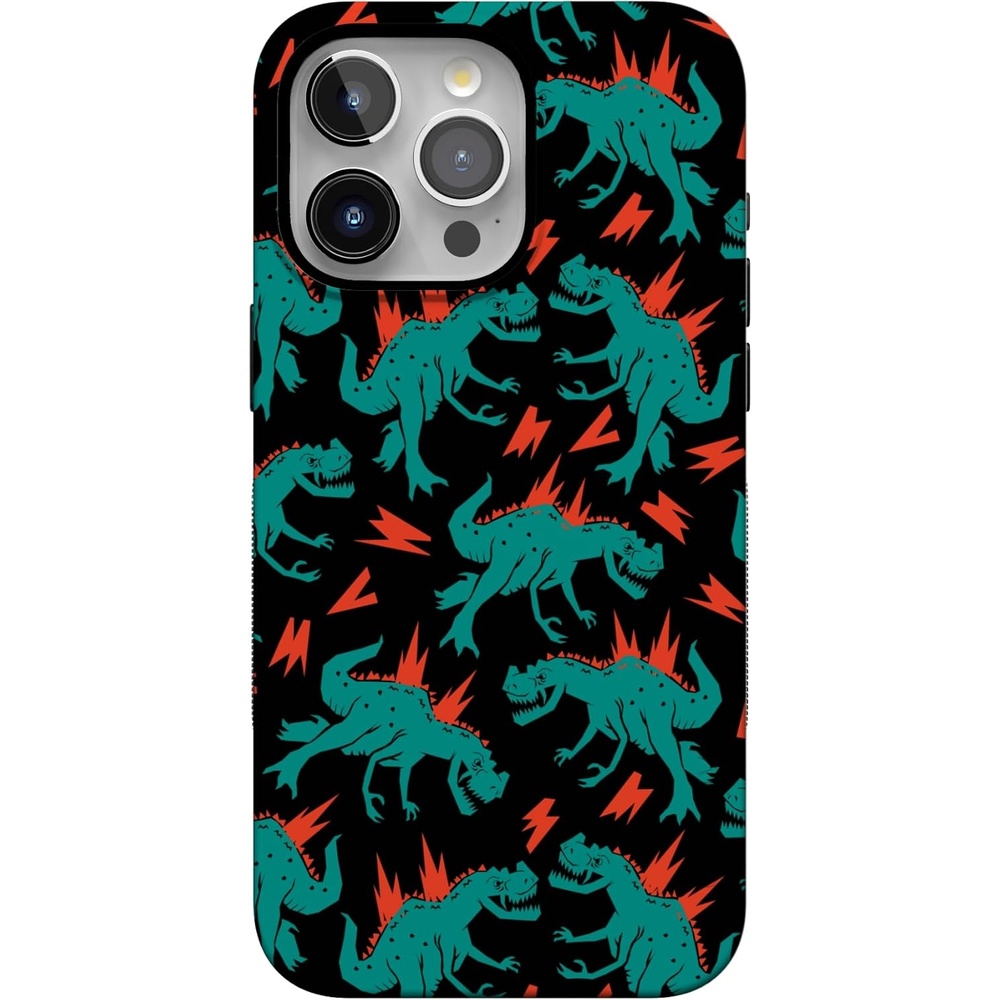 imageCasely iPhone 15 Pro Case  Youre Dinomite  Green Dinosaur  Bold Protective Design  Compatible with MagSafe
