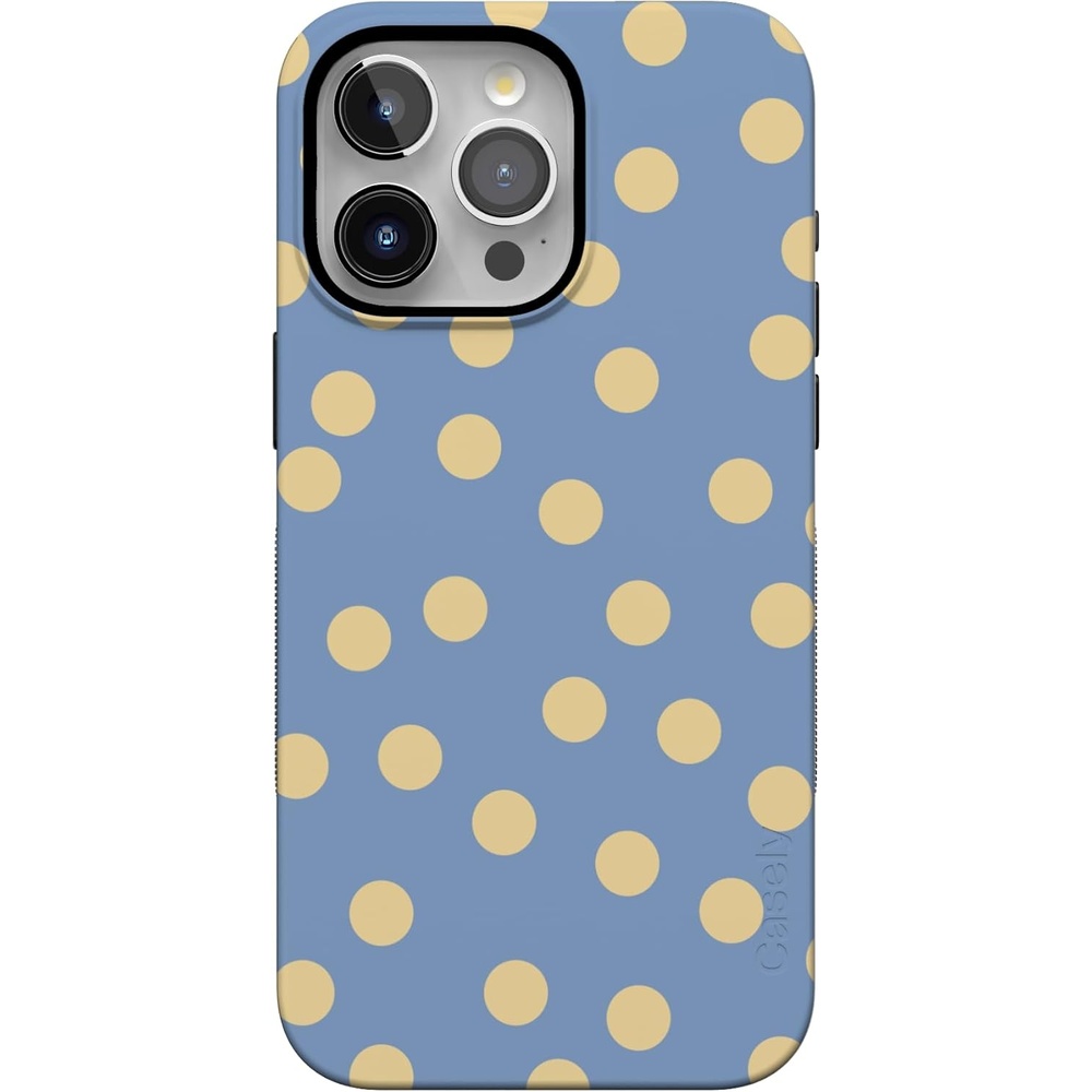 imageCasely iPhone 15 Pro Case  in the Spotlight  Pastel Polka Dot  Bold Protective Design  Compatible with MagSafe