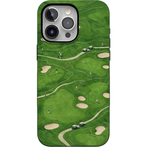 Casely iPhone 15 Pro Case | Clubhouse | The Back Nine | Bold Protective Design | Compatible with MagSafe