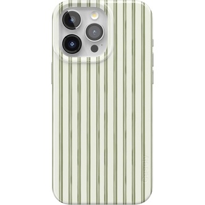 Casely iPhone 15 Pro Case | Linen Stripe | The Boyfriend Collection | Compatible with MagSafe | Classic Ultra Thin Design