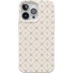 Casely iPhone 15 Pro Case | Petite Petals Floral | Dainty Lattice | Compatible with MagSafe | Classic Ultra Thin Design