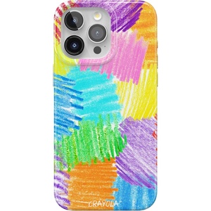 Casely iPhone 15 Pro Case | Scribble Me that | Crayola Rainbow Pencil | Compatible with MagSafe | Classic Ultra Thin Design