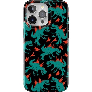 Casely iPhone 15 Pro Case | You’re Dino-mite | Green Dinosaur | Compatible with MagSafe | Classic Ultra Thin Design