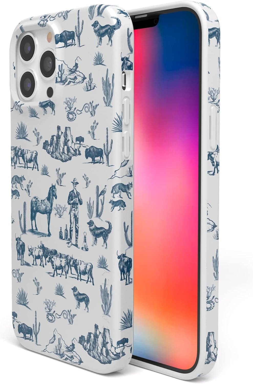 imageCasely iPhone 13 Pro Max Case Wild West Adventure Desert Compatible with MagSafe Classic Ultra Slim Design