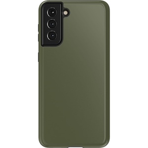 Casely Galaxy S21 Plus Case | Army Green | The Boyfriend Collection | Essential Slim Dual-Layer Protective Design