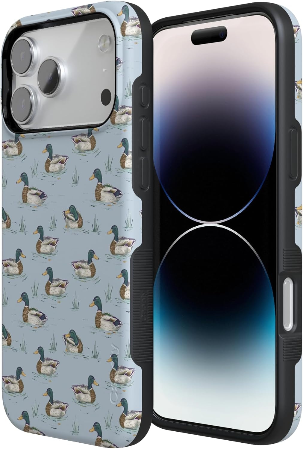 image:imageCasely iPhone 17 Pro Max Case Blue Mallard amp Co The Boyfriend Collection Bold Protective Design Compatible with MagSafe