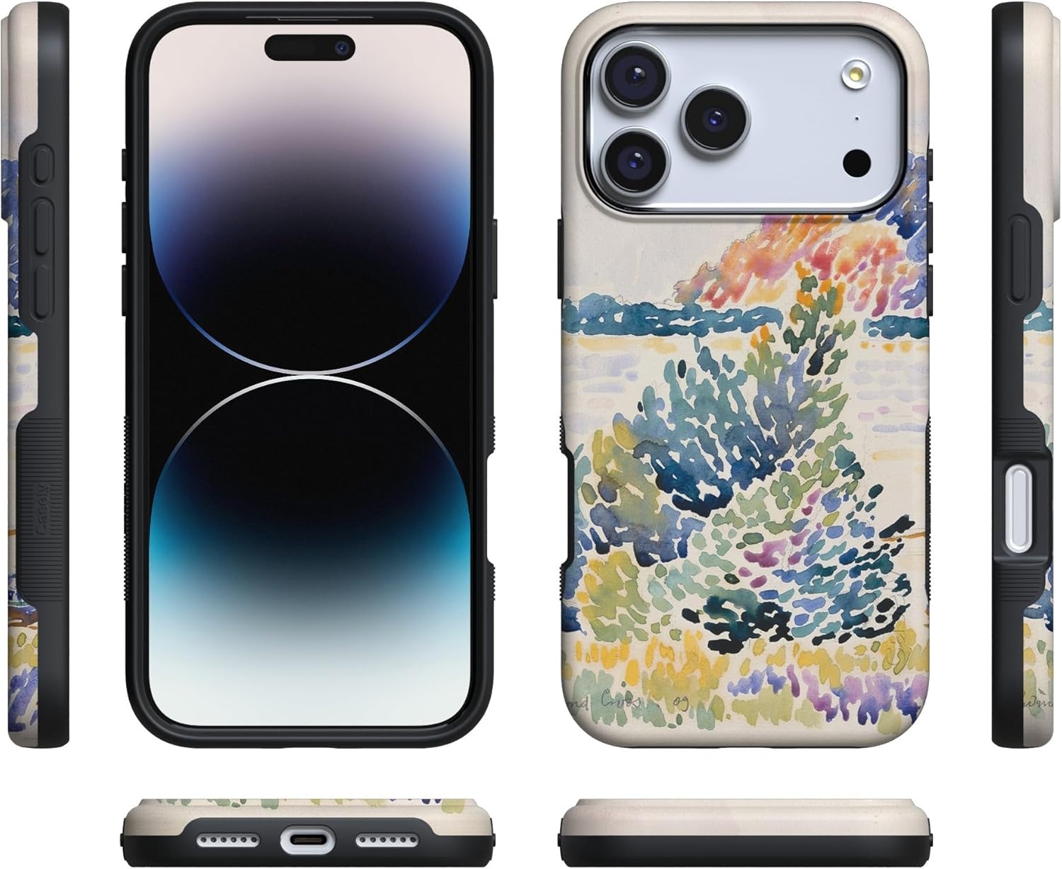 image:imageCasely iPhone 17 Pro Max Case Blue amp White Floral Rose to Fame Bold Protective Design Compatible with MagSafeCalm Waters The Met Museum