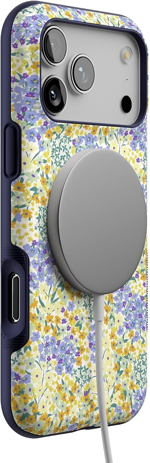 image:imageCasely iPhone 17 Pro Max Case  Blue amp White Floral  Rose to Fame  Bold Protective Design  Compatible with MagSafeDream Garden  Cottagecore