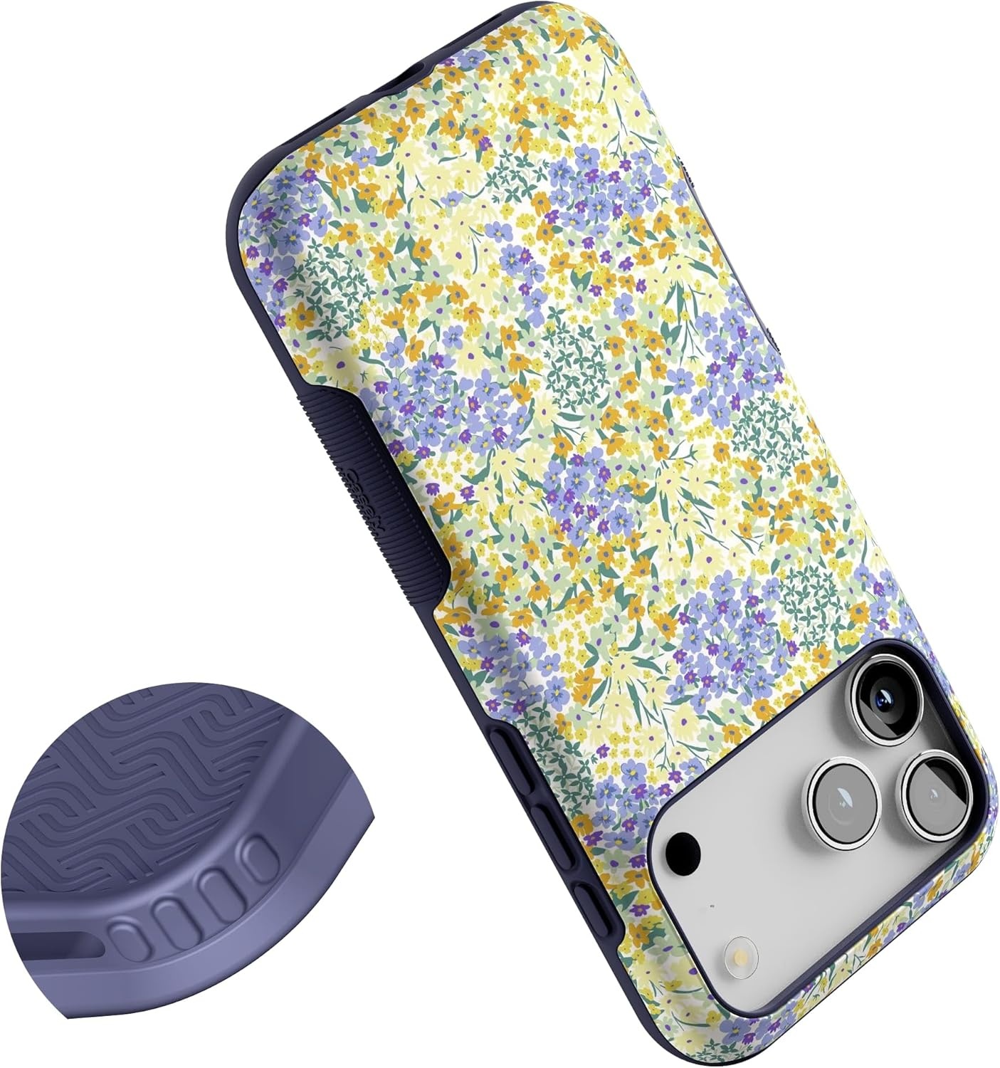 image:imageCasely iPhone 17 Pro Max Case  Blue amp White Floral  Rose to Fame  Bold Protective Design  Compatible with MagSafeDream Garden  Cottagecore