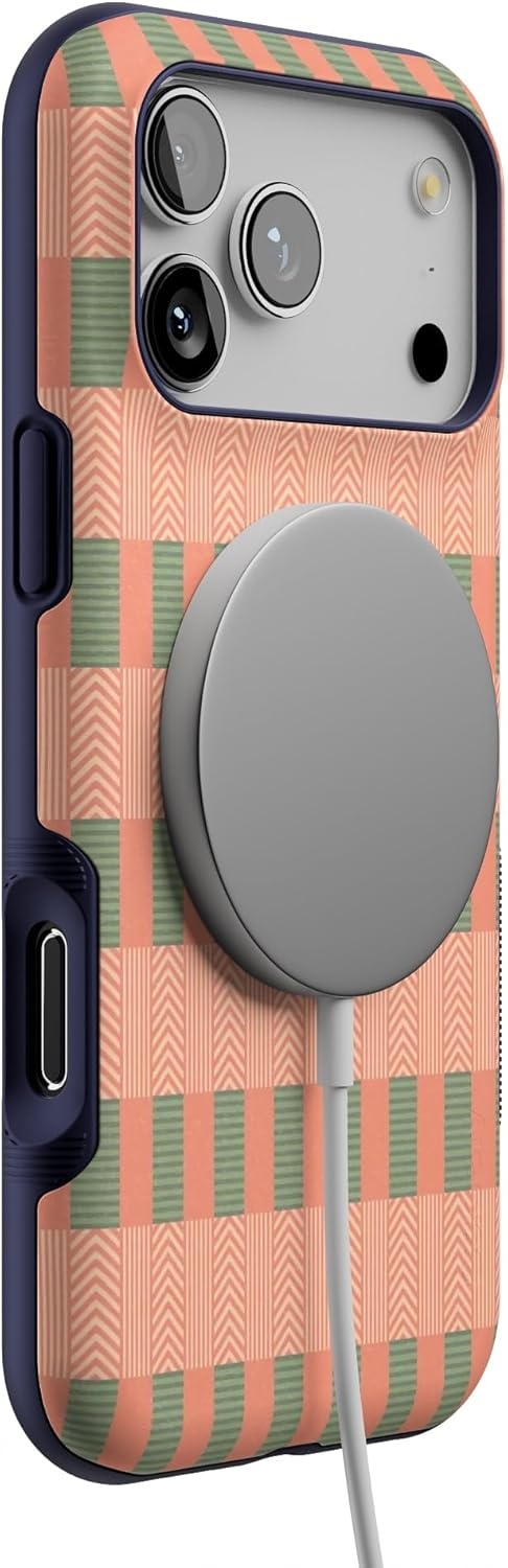 image:imageCasely iPhone 17 Pro Max Case Blue amp White Floral Rose to Fame Bold Protective Design Compatible with MagSafeGrand Cabana Palm Beach