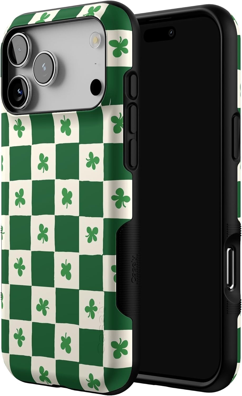image:imageCasely iPhone 17 Pro Max Case Blue amp White Floral Rose to Fame Bold Protective Design Compatible with MagSafeLucky You Shamrock