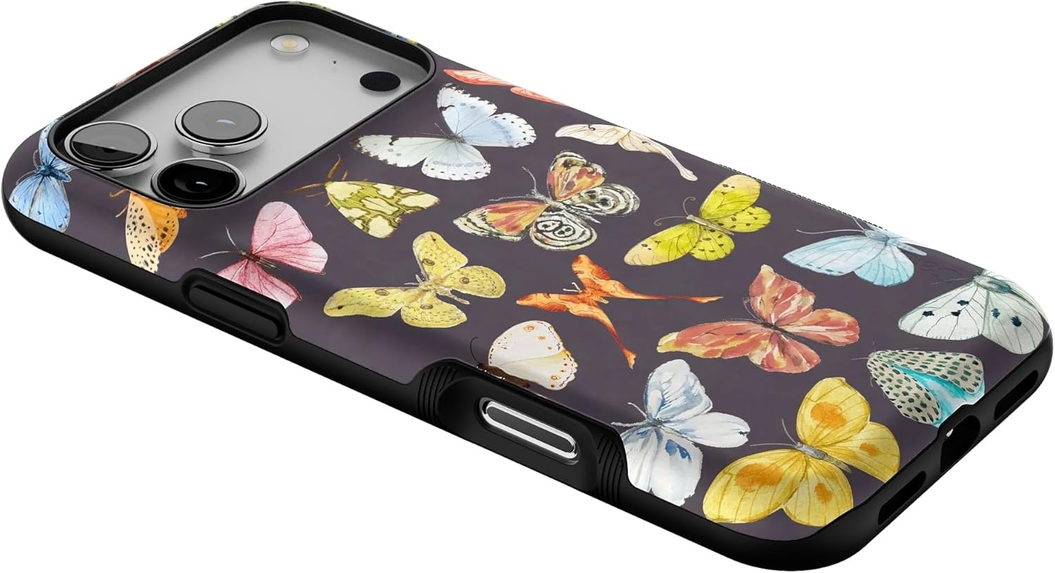 image:imageCasely iPhone 17 Pro Max Case Blue amp White Floral Rose to Fame Bold Protective Design Compatible with MagSafeMidnight Monarch Jenna Palek x Casely