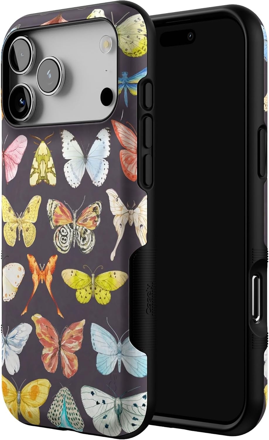 image:imageCasely iPhone 17 Pro Max Case Blue amp White Floral Rose to Fame Bold Protective Design Compatible with MagSafeMidnight Monarch Jenna Palek x Casely