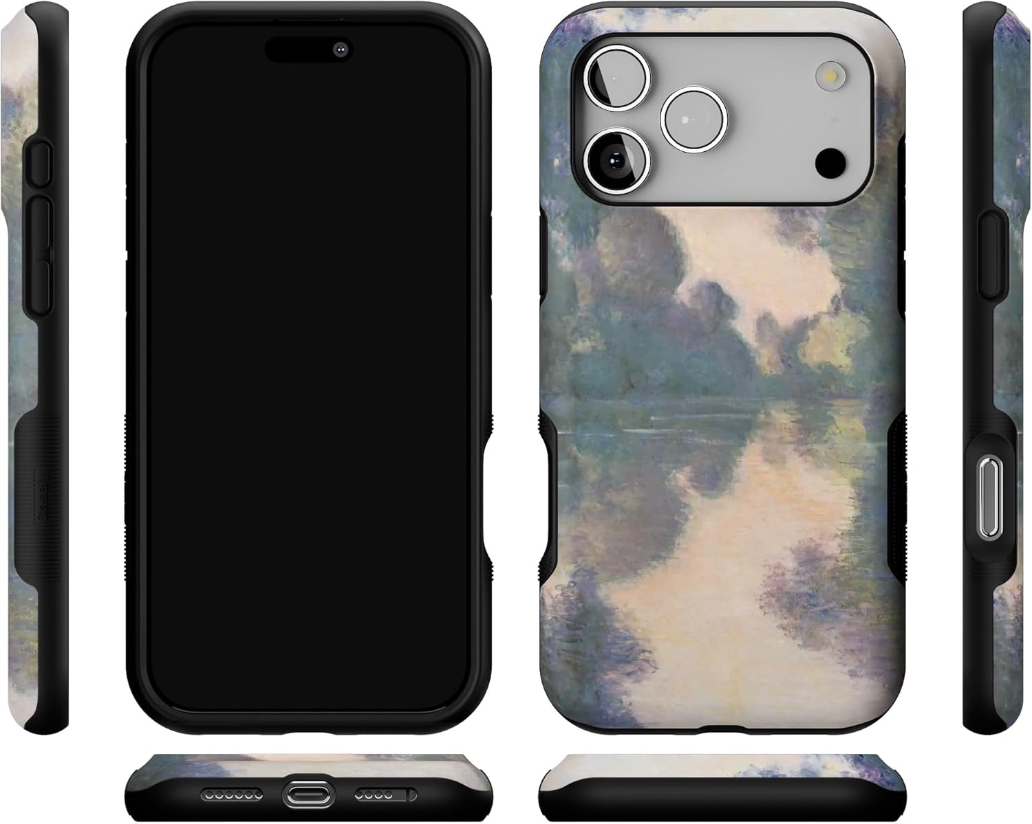 image:imageCasely iPhone 17 Pro Max Case Blue amp White Floral Rose to Fame Bold Protective Design Compatible with MagSafeMonets Morning The Met Museum