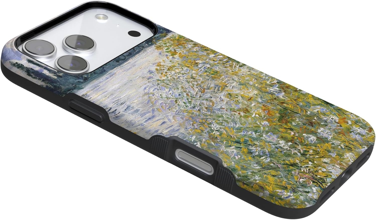 image:imageCasely iPhone 17 Pro Max Case Blue amp White Floral Rose to Fame Bold Protective Design Compatible with MagSafeMonets Summer Landscape The Met Museum