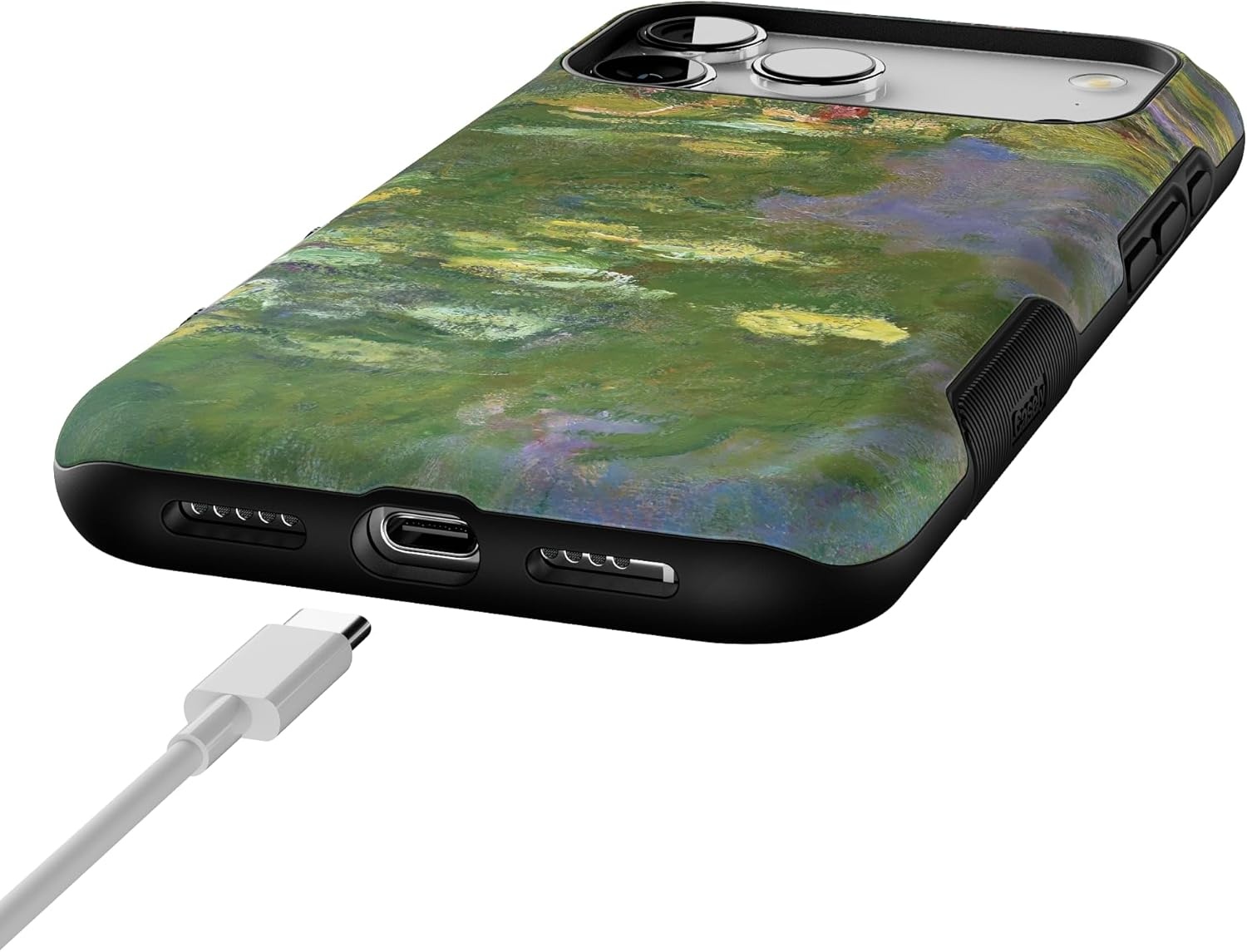 image:imageCasely iPhone 17 Pro Max Case Blue amp White Floral Rose to Fame Bold Protective Design Compatible with MagSafeMonets Water Lilies The Met Museum