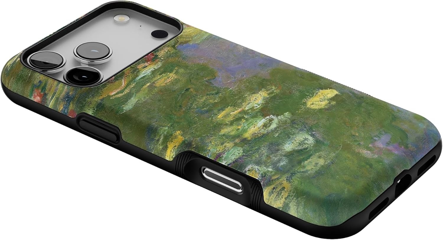 image:imageCasely iPhone 17 Pro Max Case Blue amp White Floral Rose to Fame Bold Protective Design Compatible with MagSafeMonets Water Lilies The Met Museum
