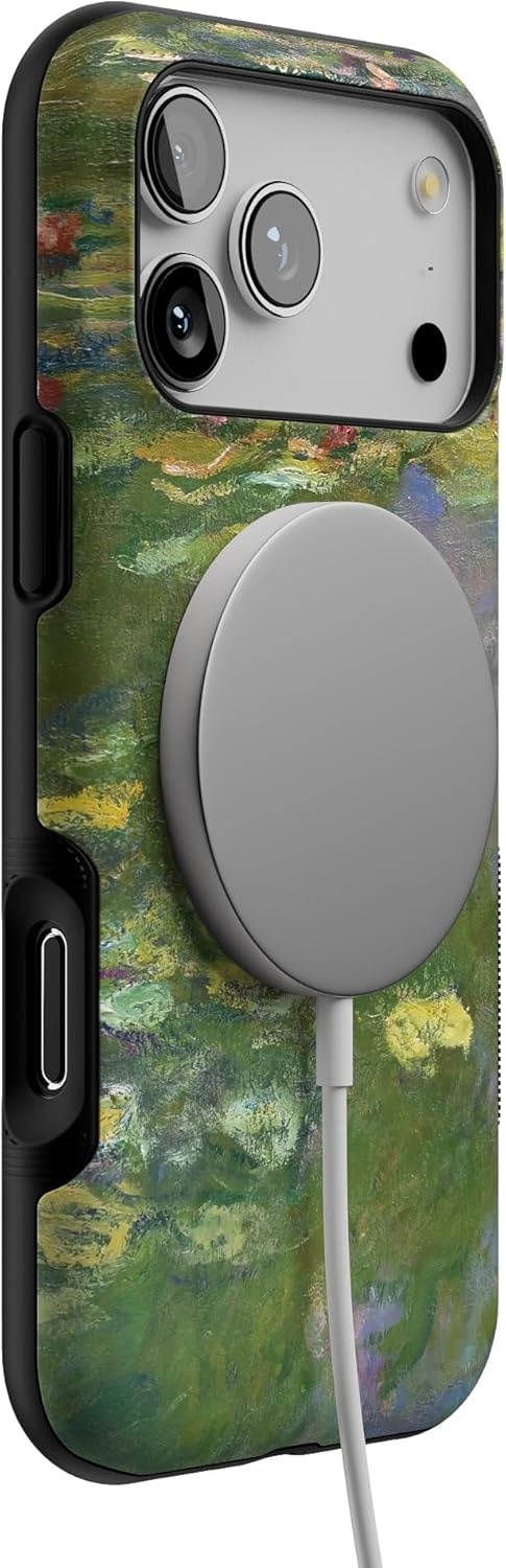 image:imageCasely iPhone 17 Pro Max Case Blue amp White Floral Rose to Fame Bold Protective Design Compatible with MagSafeMonets Water Lilies The Met Museum