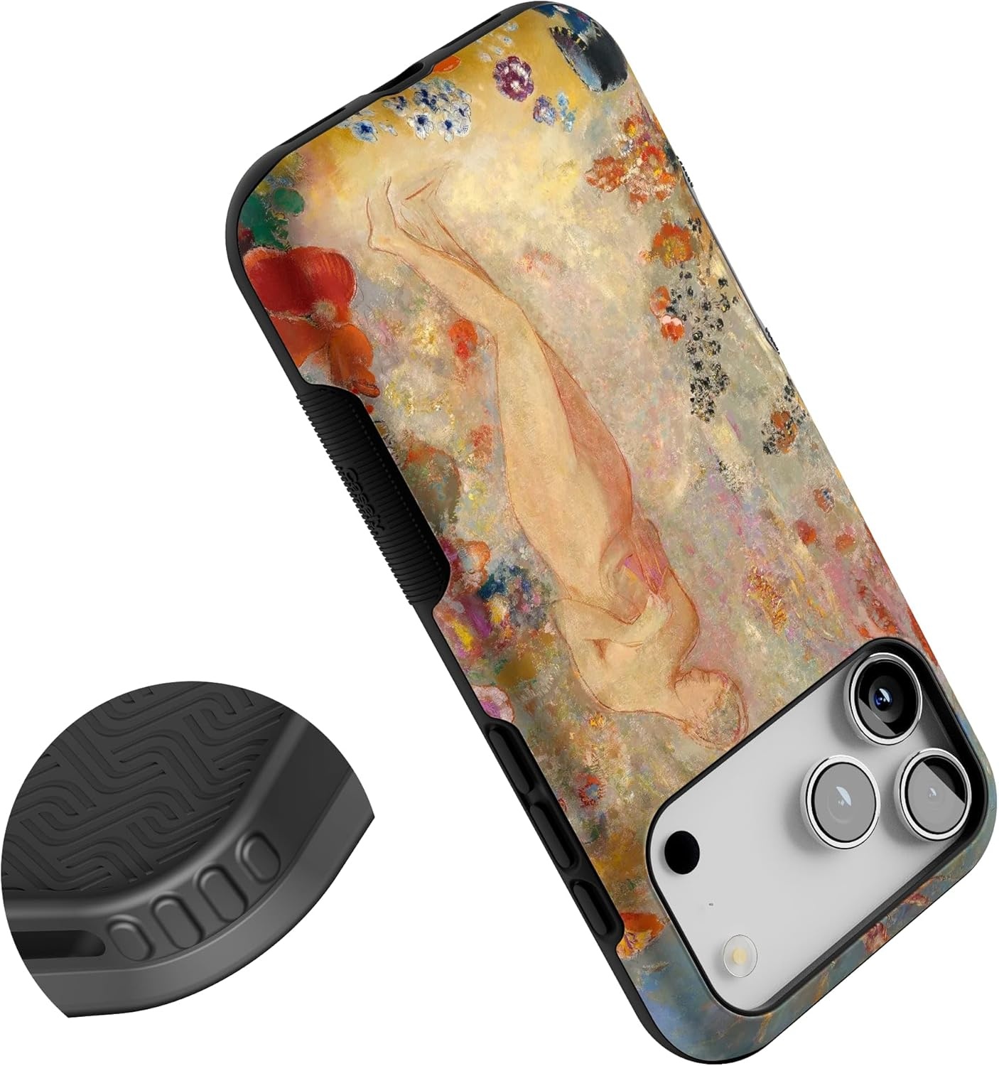 image:imageCasely iPhone 17 Pro Max Case Blue amp White Floral Rose to Fame Bold Protective Design Compatible with MagSafePandora The Met Museum
