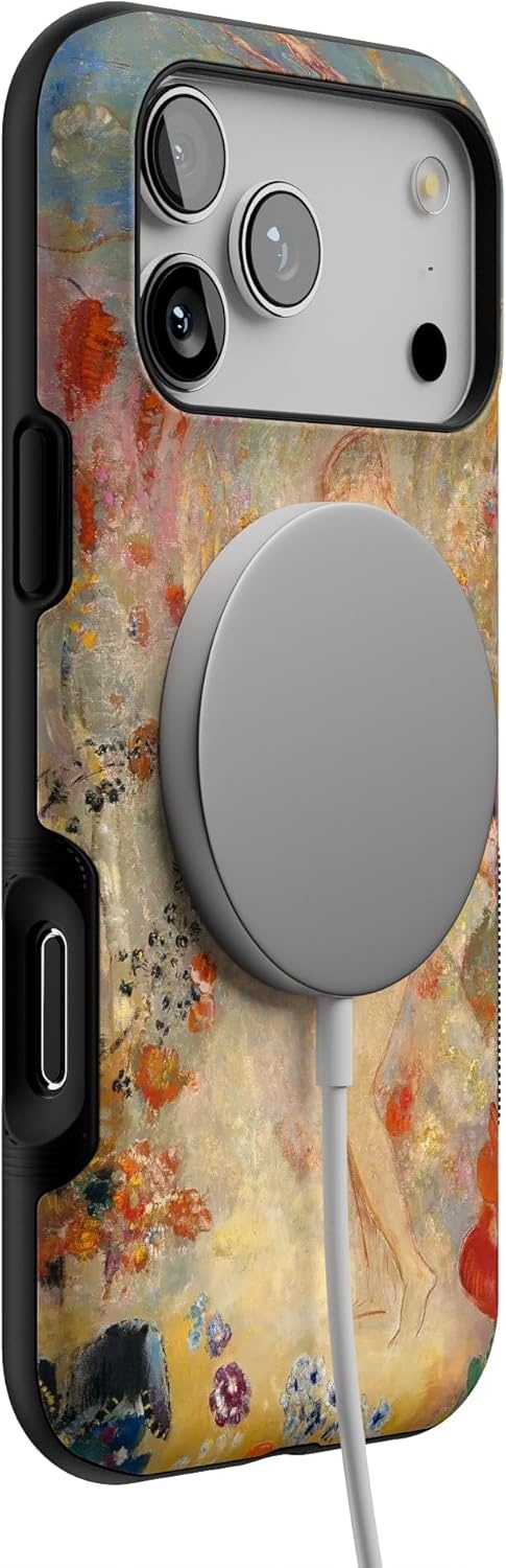 image:imageCasely iPhone 17 Pro Max Case Blue amp White Floral Rose to Fame Bold Protective Design Compatible with MagSafePandora The Met Museum