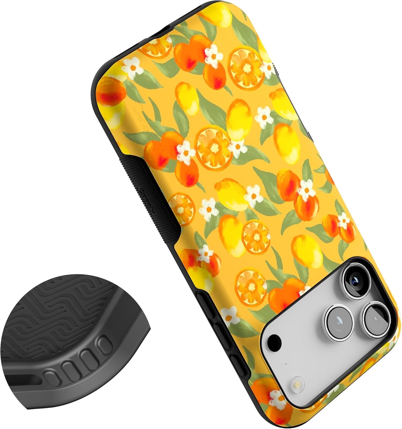 image:imageCasely iPhone 17 Pro Max Case Blue amp White Floral Rose to Fame Bold Protective Design Compatible with MagSafePositano Dippin Daisys Italian Coast