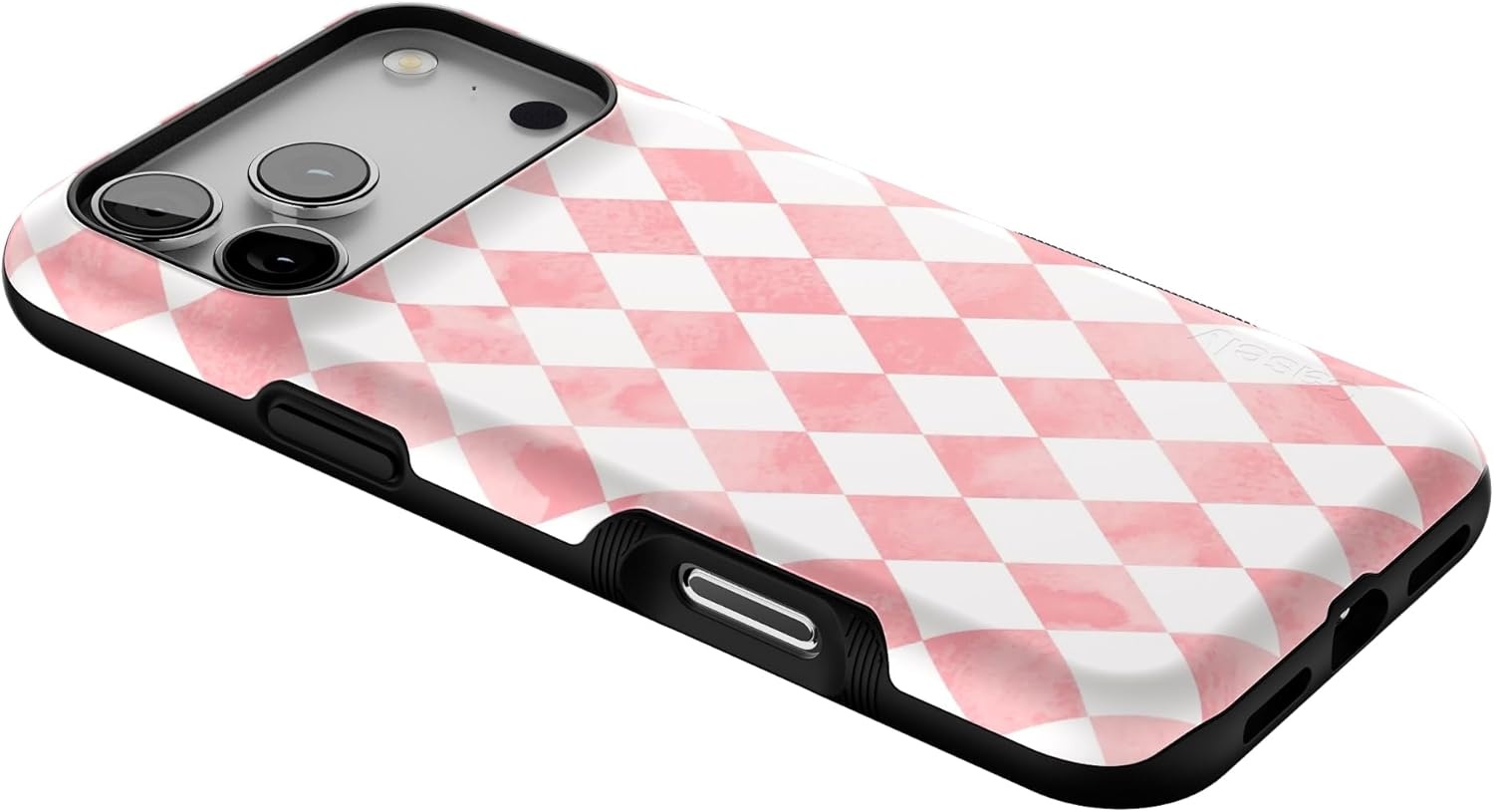 image:imageCasely iPhone 17 Pro Max Case Blue amp White Floral Rose to Fame Bold Protective Design Compatible with MagSafeQueen of Diamonds Pink Watercolor