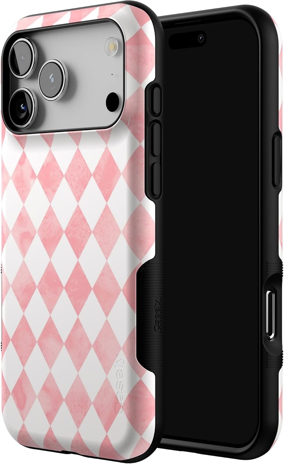 image:imageCasely iPhone 17 Pro Max Case Blue amp White Floral Rose to Fame Bold Protective Design Compatible with MagSafeQueen of Diamonds Pink Watercolor