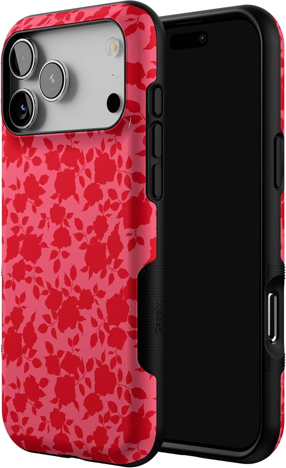 image:imageCasely iPhone 17 Pro Max Case Blue amp White Floral Rose to Fame Bold Protective Design Compatible with MagSafeRose Garden Red Aesthetic