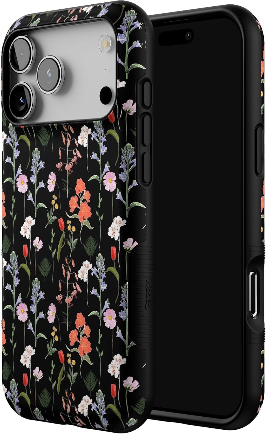 image:imageCasely iPhone 17 Pro Max Case Blue amp White Floral Rose to Fame Bold Protective Design Compatible with MagSafeSecret Garden Mixed Floral