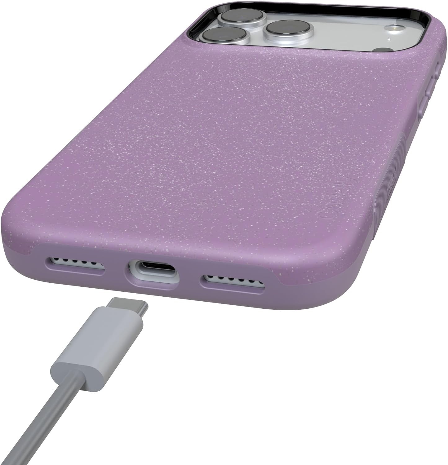 image:imageCasely iPhone 17 Pro Max Case Blue amp White Floral Rose to Fame Bold Protective Design Compatible with MagSafeShimmer Lavender Waves
