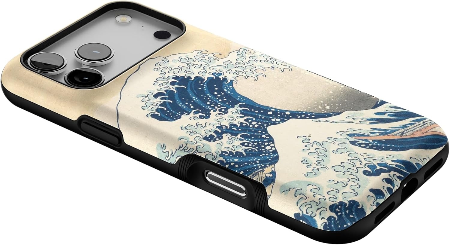 image:imageCasely iPhone 17 Pro Max Case Blue amp White Floral Rose to Fame Bold Protective Design Compatible with MagSafeThe Great Wave The Met Museum