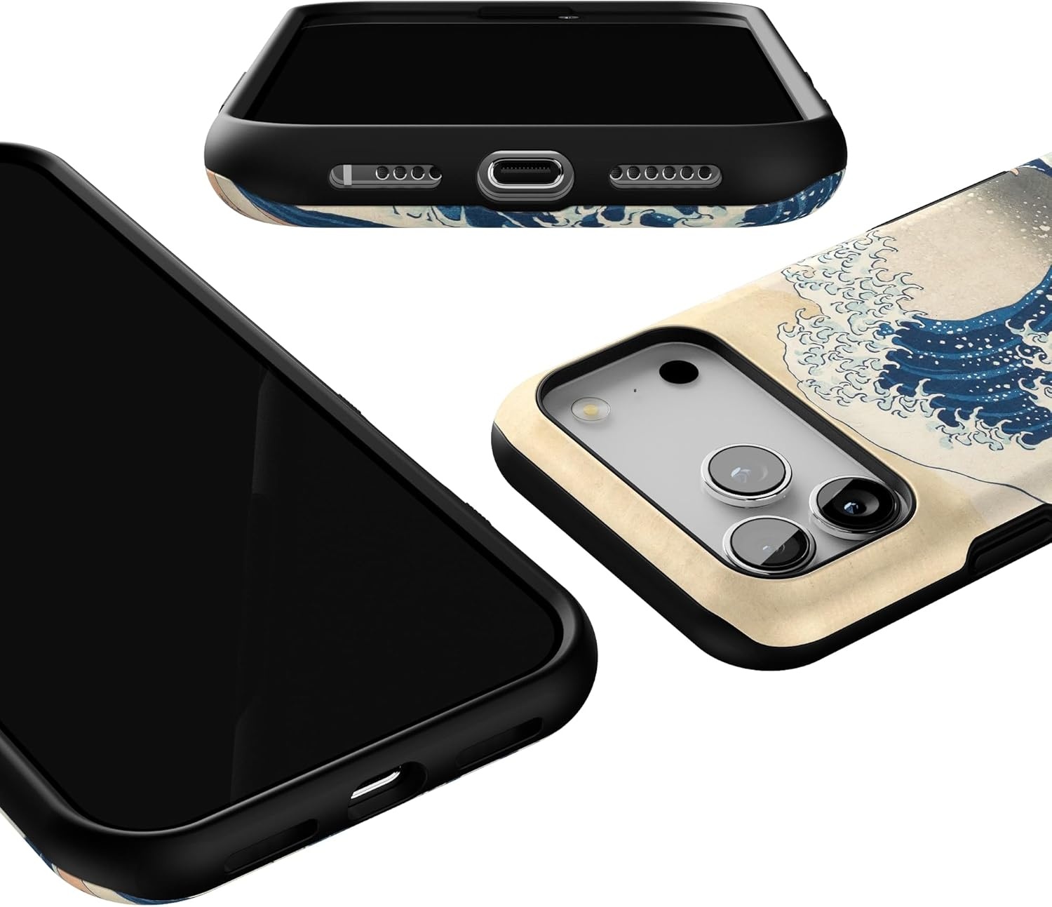image:imageCasely iPhone 17 Pro Max Case Blue amp White Floral Rose to Fame Bold Protective Design Compatible with MagSafeThe Great Wave The Met Museum