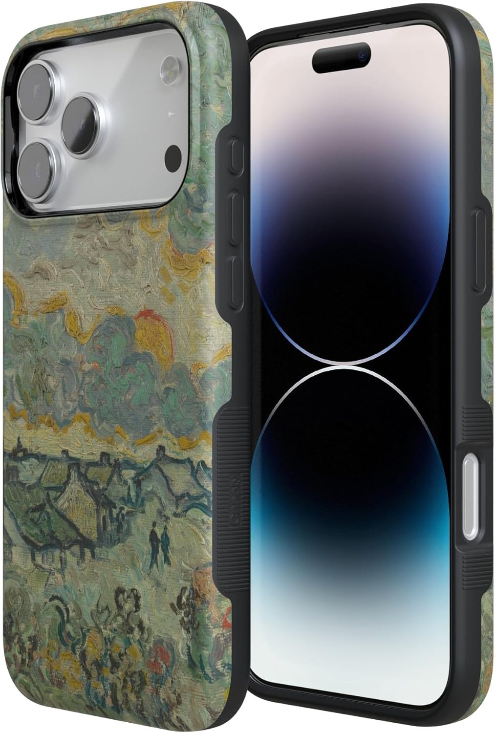 image:imageCasely iPhone 17 Pro Max Case Blue amp White Floral Rose to Fame Bold Protective Design Compatible with MagSafeVan Gogh Reminiscence of Vincent