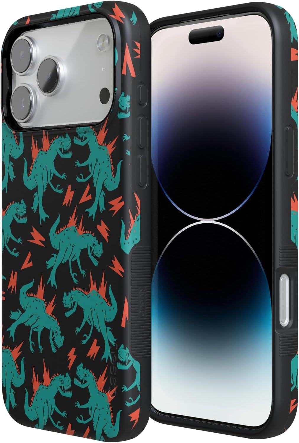 image:imageCasely iPhone 17 Pro Max Case Blue amp White Floral Rose to Fame Bold Protective Design Compatible with MagSafeYoure Dinomite Green Dinosaur