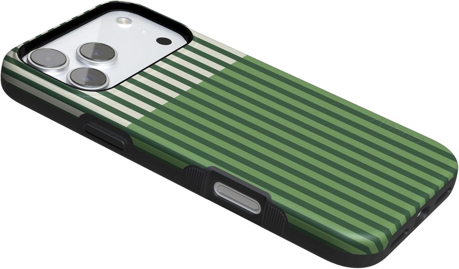 image:imageCasely iPhone 17 Pro Max Case Clubhouse Fairway Stripes Bold Protective Design Compatible with MagSafe